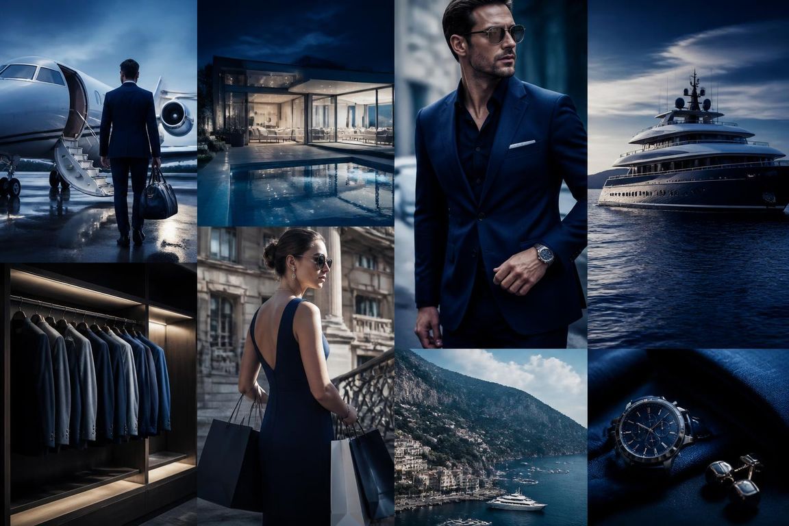 Affluent consumers buying luxury travel, fashion and premium goods